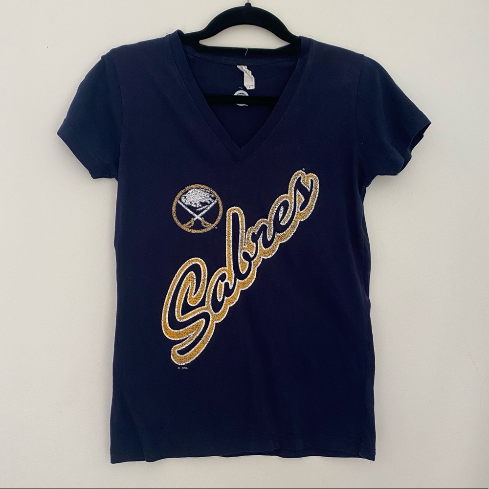 Navy Buffalo Sabres Tee - M/L